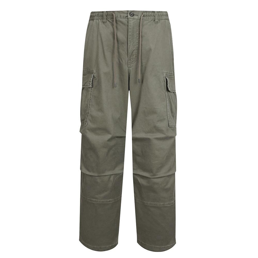 BUCKAROO Cotton Spandex Parachute Cargo Pants Khaki