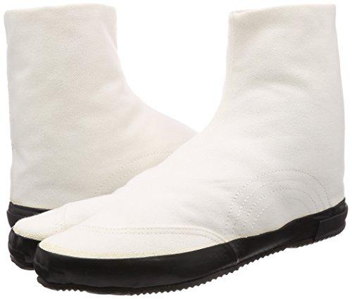 Moonstar Lifestyle FINE VULCANIZED/JIKATABI Tabi Sneakers, Made in Japan, Vulcanized, White/Black, Size 22.0 cm, 2E