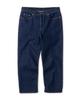 Edeunbeoleokeulleob Semi-Wide Straight Denim Pants (Deep Blue)