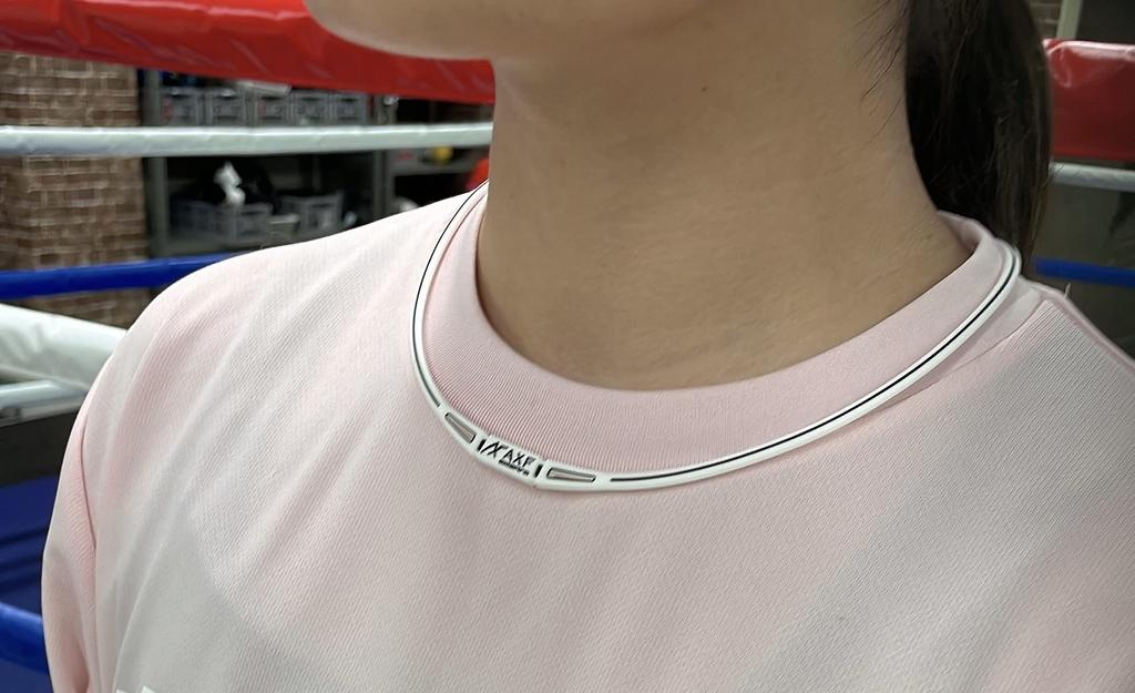 AXF Silicone Necklace AXF-001 (M(45cm), white)
