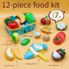 Children Toys Cutting Fruits and Vegetables Set for Kids Pretend Play Simulation Kitchen Toy Montessori Baby Toys for Girls Boys