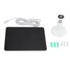 5V 4W Solar Panel Monocrystal Silicon Low Power Consumption Solar Charger White for Security Protection Monitoring