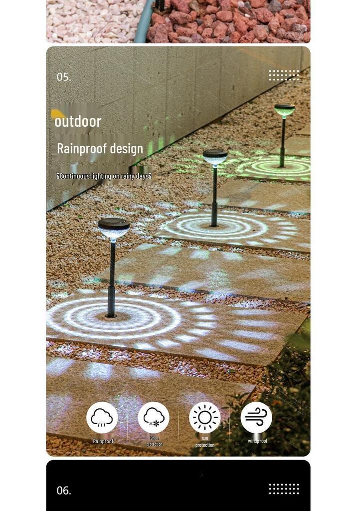 Waterproof Solar Garden Landscape Light for Outdoor Decoration