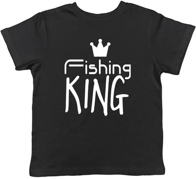 Fishing King Childrens Kids T-Shirt Boys Girls