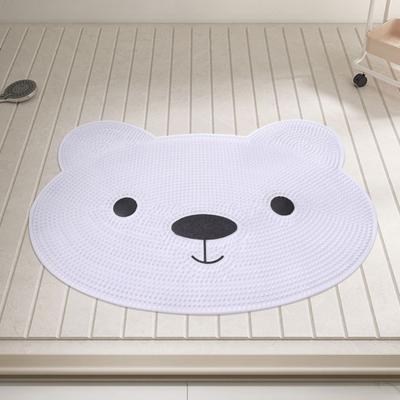 Creative Bathroom Non Slip Pad Butterfly Bear Shaped Shower Foot Scrubber Mat Comfortable Soft Floor Mat Household