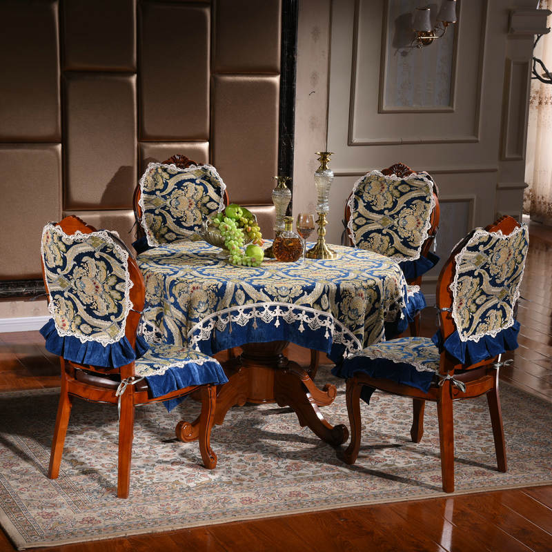 Роскошные скатерти прямоугольные свадебные квадратные обеденные чехлы для чайных столиков вечерние тканевые кружевные жаккардовые чехлы на стулья красного цвета