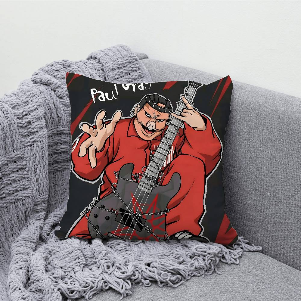 S-Slipk-notS Chibi Pillow Case For Sofa Decor Car Office Room Printing Cushion Cover Decorations and Protector