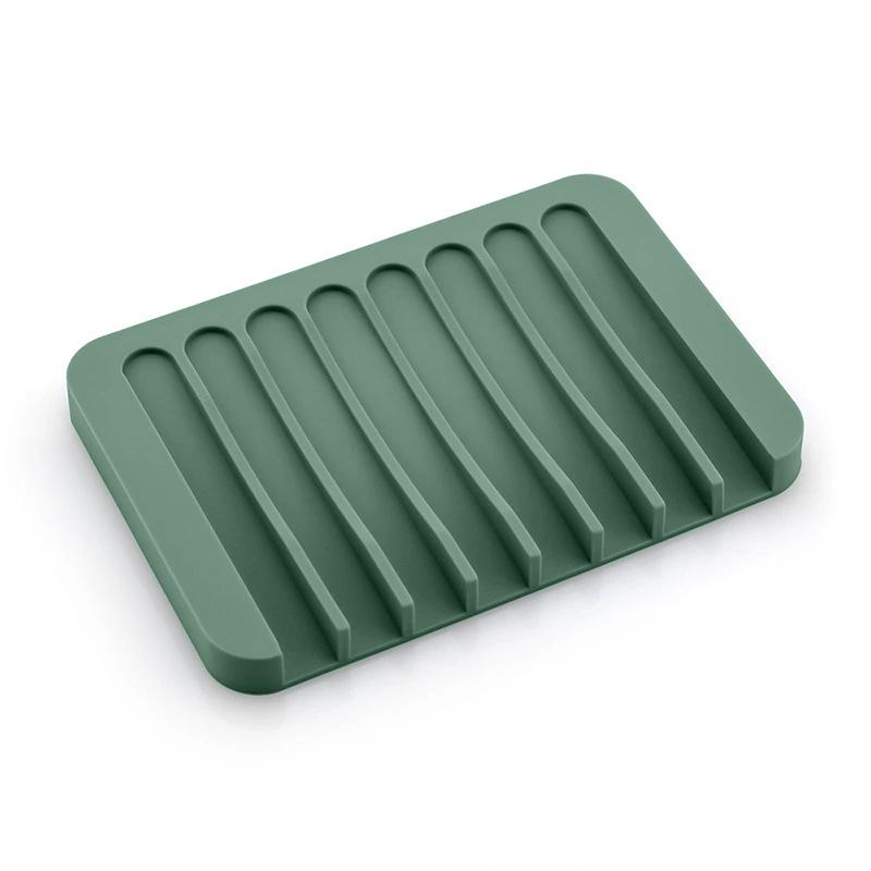 

Silicone Anti-slip, Anti-mildew Quick-drying Soap Dish Mat – Prevents Water Accumulation and Soaking