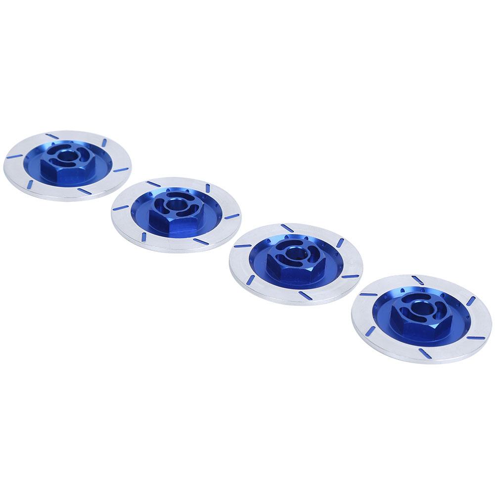 Aluminum Alloy Simulated Brake Disc Accessories Parts Fit for HSP 94123 1:10 RC CarDark Blue