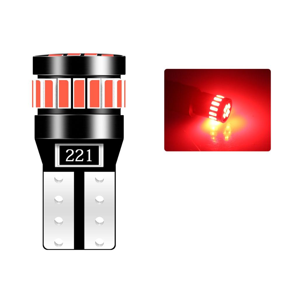 2PCS High Quality Canbus Automotive LED Lights Water Proof T10 W5W Parking Lights Ultra Brightness Strobe Car Turn Signals