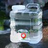 Water Carrier Portable Camping Bucket Water Storage 10L with Faucet No Leakage Large Capacity for Camping Cooking Picnic Hiking