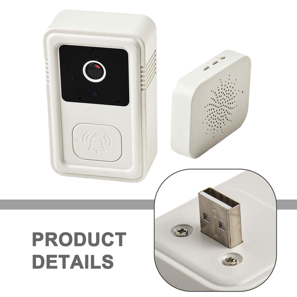 , Wireless Intercom Smart Home Video Bell Smart Intercom Voice Change Feature Long-Range Reception Reliable Performance