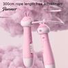 Exercise Skipping Rope Jump with Counter Length Adjustable Tangle-free Ergonomic Digital Display Handle Workout Fitness Equipment for Kids Children