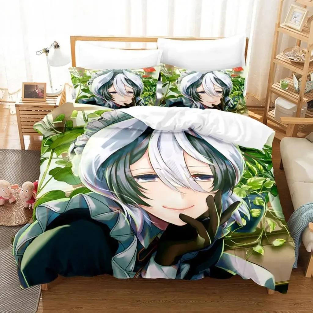 3D Tisk Anime Engage Kiss Ložní Set Přikrývka Twin Full Queen King Size S Povlaky na Polštáře Ložní Set Aldult Dekorace Ložnice Dárek