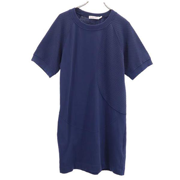 

SEE BY CHLOE Платье с коротким рукавом цельное USA4 Темно-синий система Женский Б/У