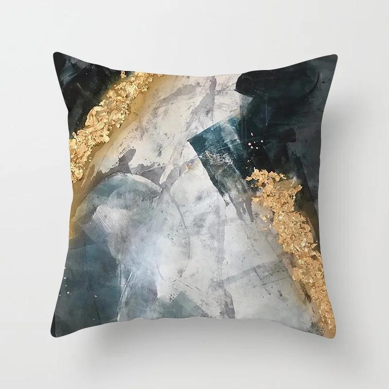 Abstract Colorful Graffiti Pattern Pillowcase Car Ornaments Office Living Room Home Pillowcase