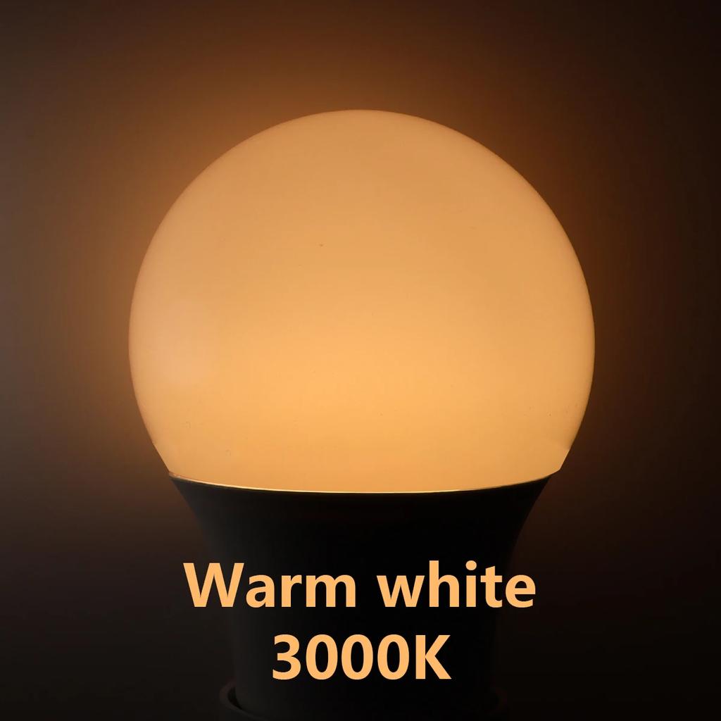 10PCS Led Bulb Lamps A60/A80 E27 B22 AC120V/AC220V Light Real Power 8W-24W 3000K/4000K/6000K Lamps For Home and Office Lighting