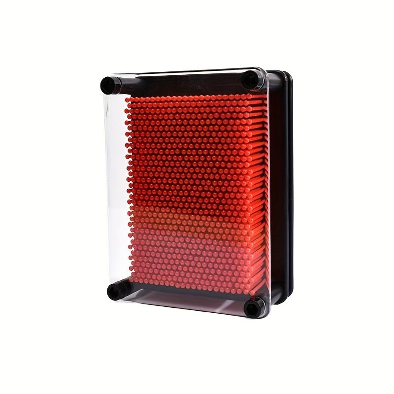 DIY 3D Pin Art Set with 4 Color Options - Rainbow Plastic Pin Art Board Sensory Sculpture, Perfect Gift for Various Pin Art Creations