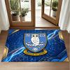 Sheffield Wednesday Football Design Crystal Velvet Rug Soft Decorative Mat for Bedroom Entrance