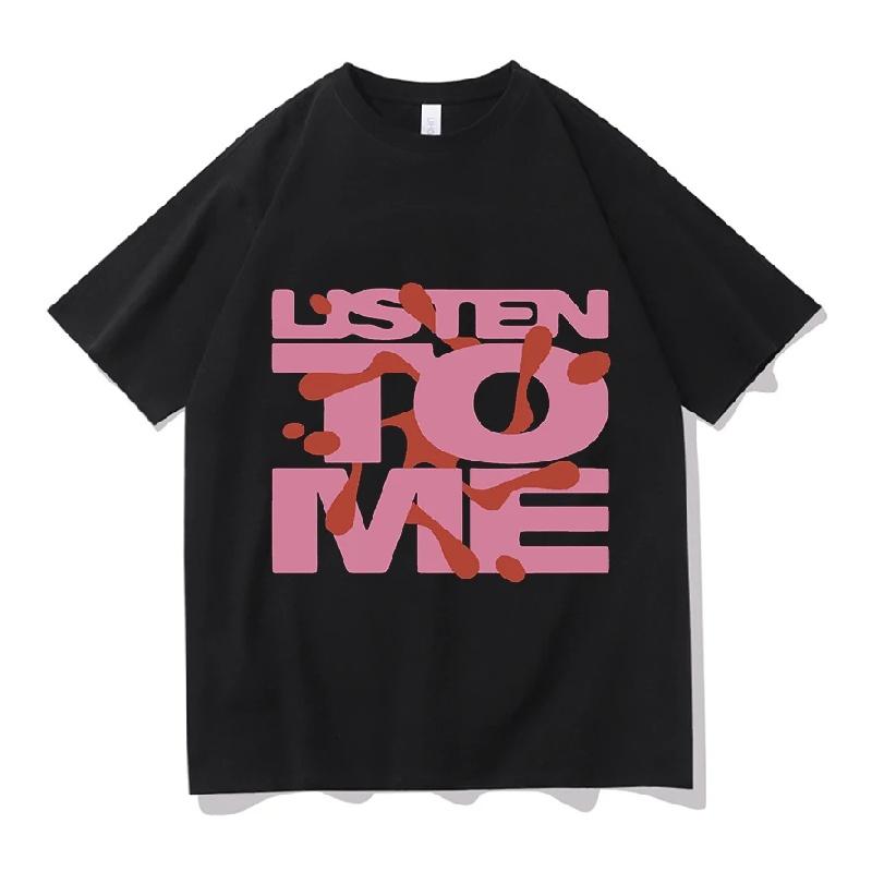 

Lost Frequencies CIEL Radio Cargo Listen To Me T-shirt Hip Hop Unisex Streetwear Short Sleeve Cotton Casual Shirt Clothes Tops S чёрный