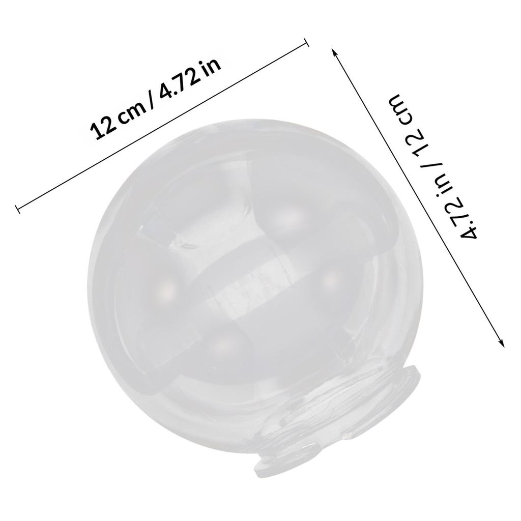 Premium Outdoor Lamp Shade Round Ball Light Protector Cover for Garden Street Road Lamps Dust Mosquito Proof Waterproof Light