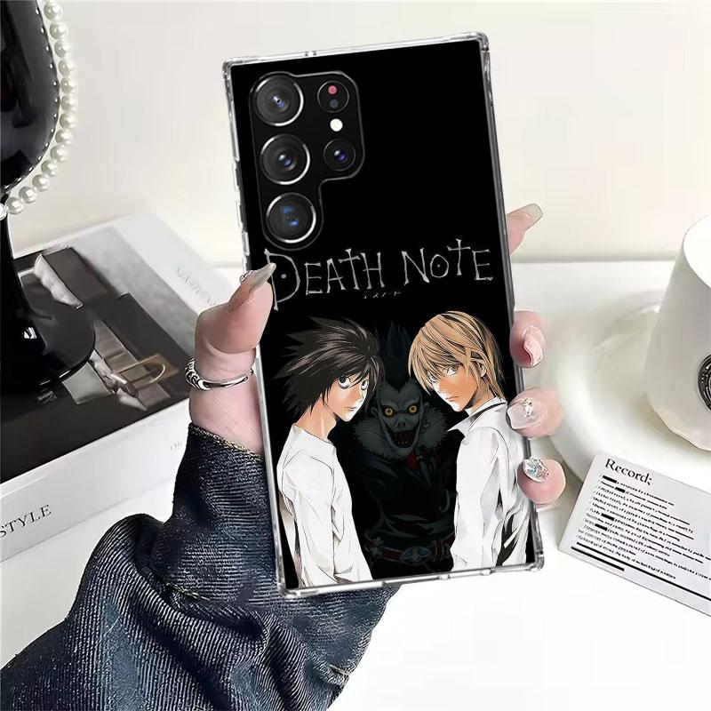 N-Note D-Death Anime Ryuk Soft Phone Case For Samsung Galaxy S22 S23 S24 S25 Edge S26 Ultra S20 FE S21 Plus + Fundas Coque Galax