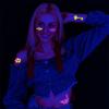 Halloween Fluorescent Stickers Funny Arm Ghost Face Waterproof Tattoo Stickers Women Men Party Supplies Masquerade Cosplay Props