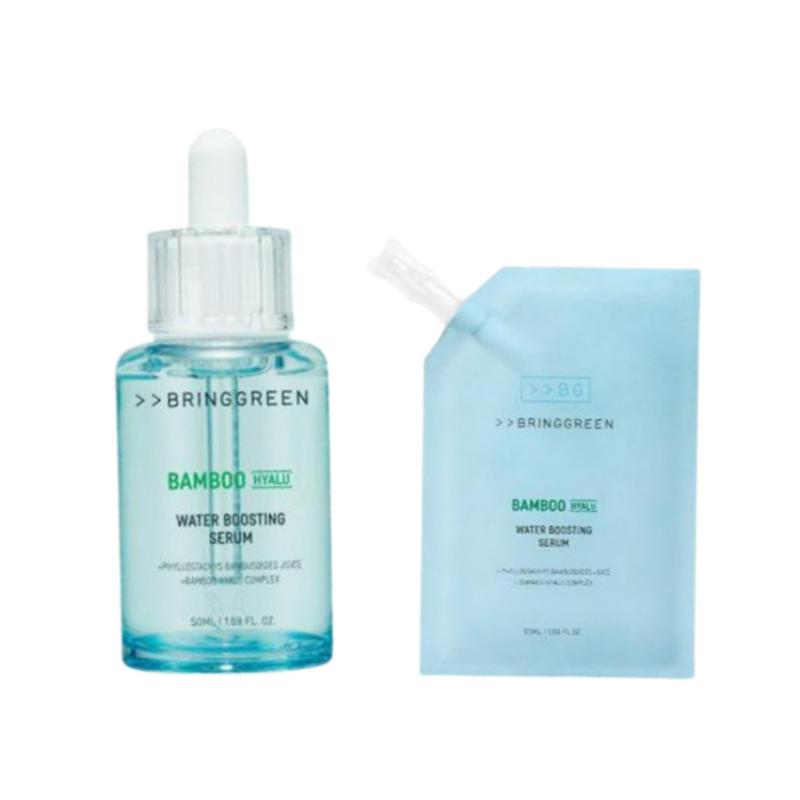 

Набор сывороток для повышения увлажнения с бамбуком и гиалуроновой кислотой Bring Green (Оригинал 50 мл + Рефил 50 мл)