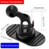 Car Phone Holder Base 360 Degree Rotation Tool Free Install Adhesive Ball Head Mount for Car All Scene Driving Use