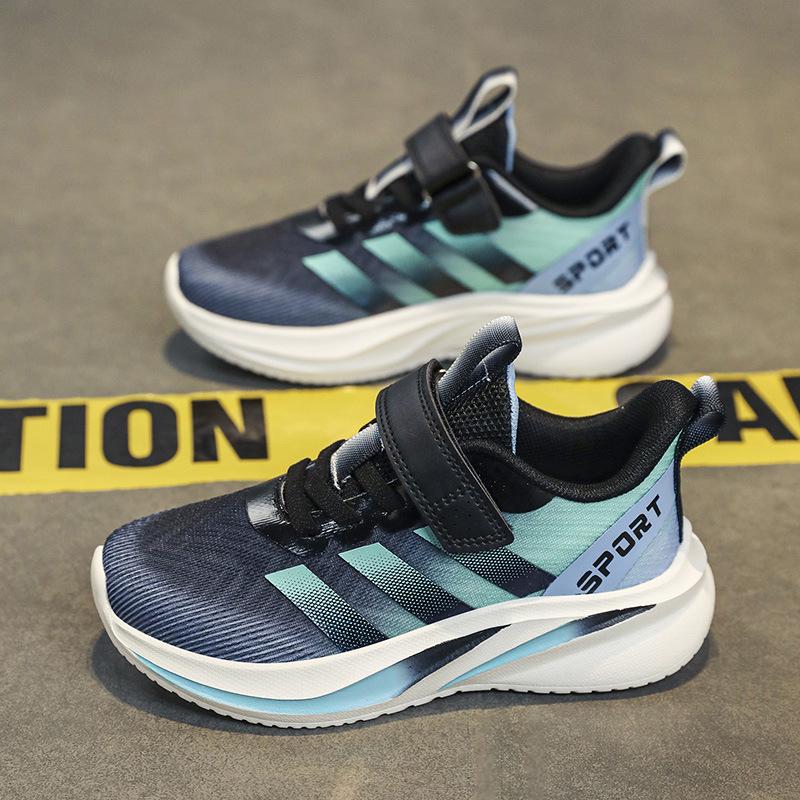 

Детская спортивная обувь, кроссовки для бега, амортизирующая мягкая подошва, новая весенняя коллекция 2025 года, сетчатые кроссовки для бега для девочек и мальчиков, для детей среднего и старшего возраста 40