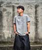 QUTON Patterned Pigment Oversized Short Sleeve T-Shirt