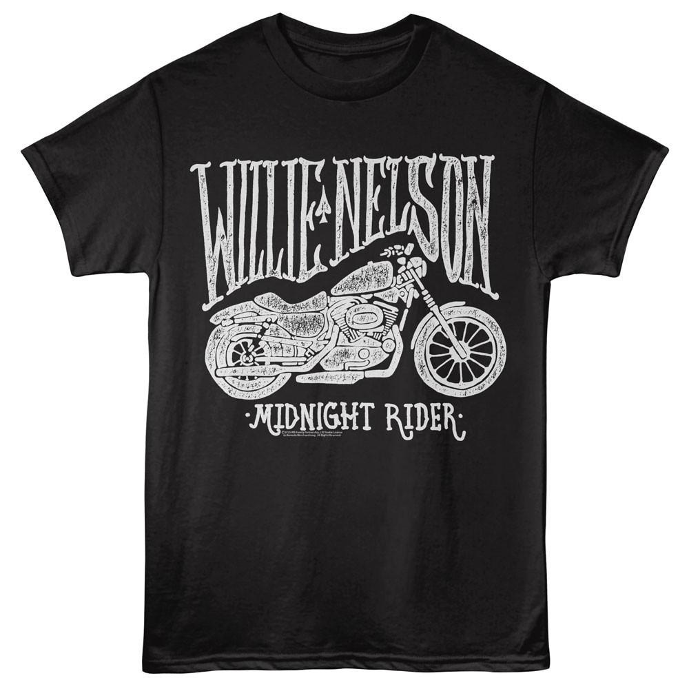 Willie Nelson Midnight Rider Men s T Shirt Outlaw Country Music Merch Unisex T-Shirt XXL