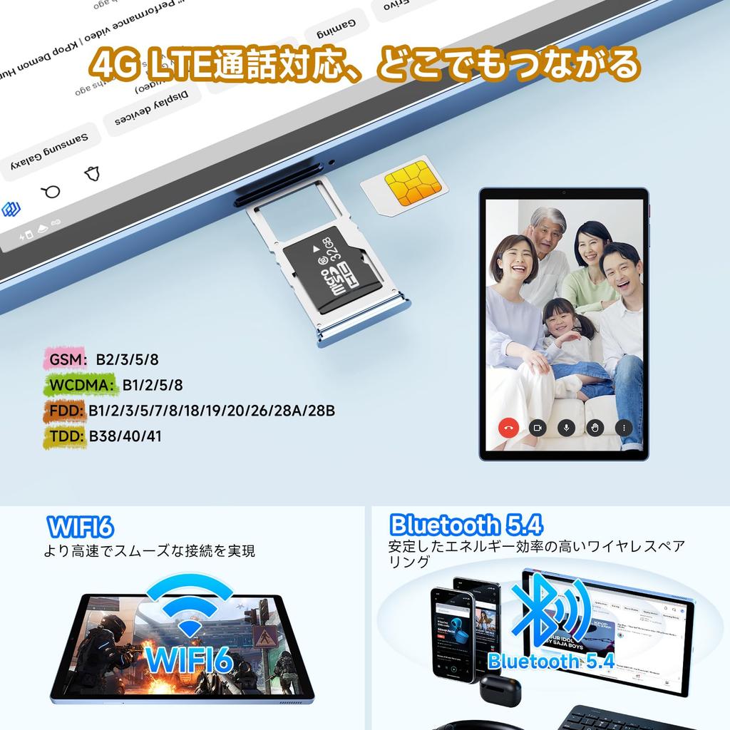 ALLDOCUBE iPlay 70 90Hz Hohe Bildwiederholrate 4G Dual Android 6000mAh PD18W Dual WiFi 1280x800 IPS Geeignet für Senioren und Kinder Blaues Tablet, 10 Zoll, Rate,