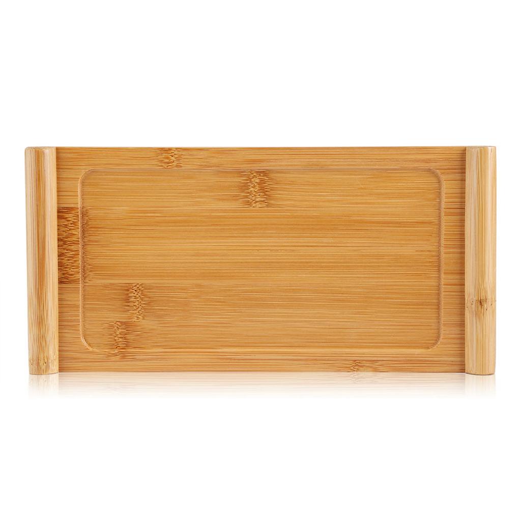 Bamboo Tea Tray Cup Plate Food Dessert Serving Tray Kung Fu Tea Accessory