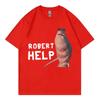 Marcus The Worm Funny Meme Tshirt High Street Fashion Trend Short Sleeve T Shirts Men Women Casual Oversized Cotton Tshirts