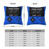 Spielekonsole Kissenbezug Polyester Kissenhülle Geschenk Gamepad 80er Jahre Dekokissenhülle Schlafzimmer Reißverschluss 40*40cm