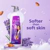 Vivel Lavender & Almond Oil Fragrant Body Wash 500 Ml Pump Bottle Moisturizing Shower Gel For Soft Smooth Skin Effective Cleansing For Women And Men