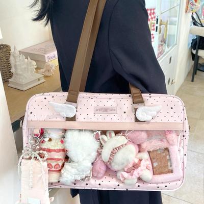 Girl Sweet Y2k Ita Bag Cute JK Uniform Shoulder Bag Daily Casual Polka Dot Women's
