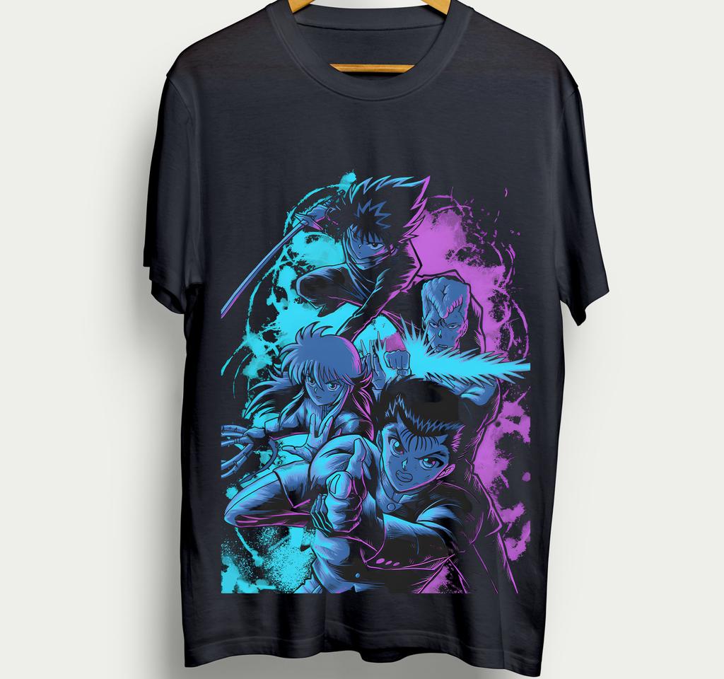 Yuyu Hakusho Anime Manga Unisex Heavy Cotton Tee T-shirt