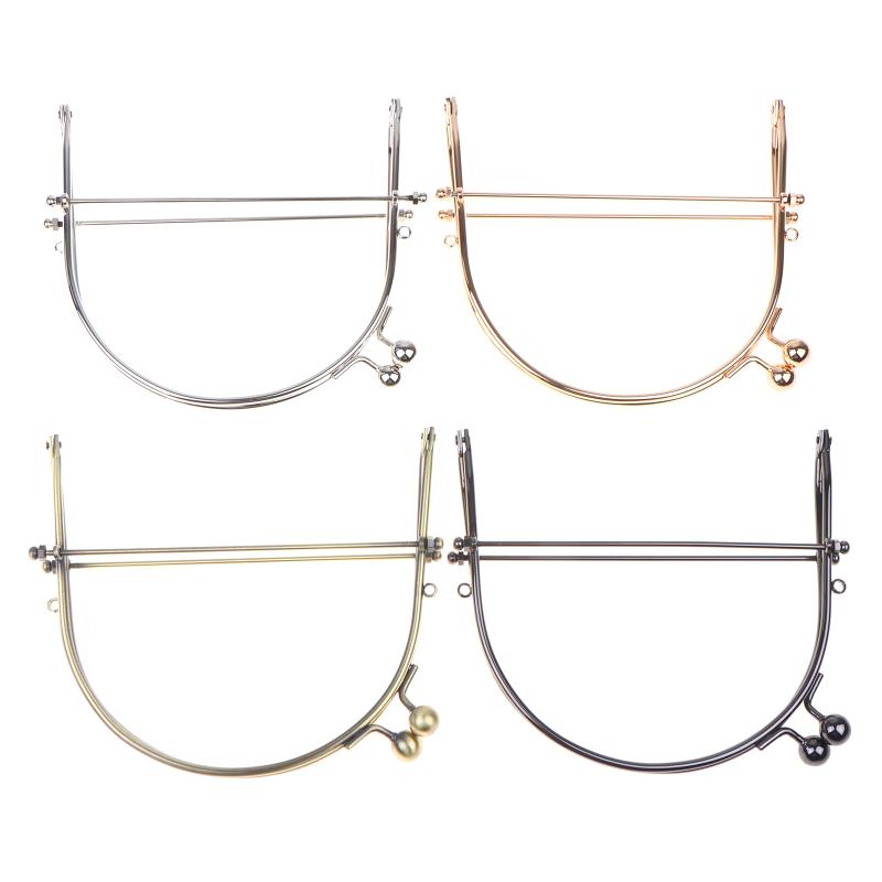 15cm Handtas Clutch Frame Metalen Frame Kussensluiting Tas Portemonnee Handvat Handtas Portemonnee Schroefbeugels Doe-het-zelf Tas Accessoires