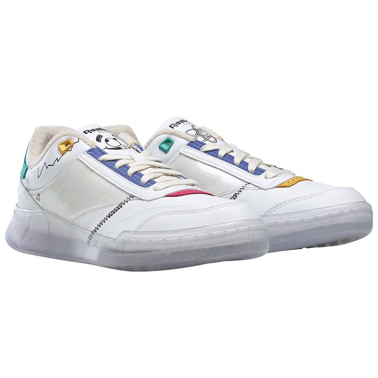 Jurassic Park X Reebok Club C Legacy Mr. DNA Unisex Sneakers White Footwear-White Classic-White GY0856
