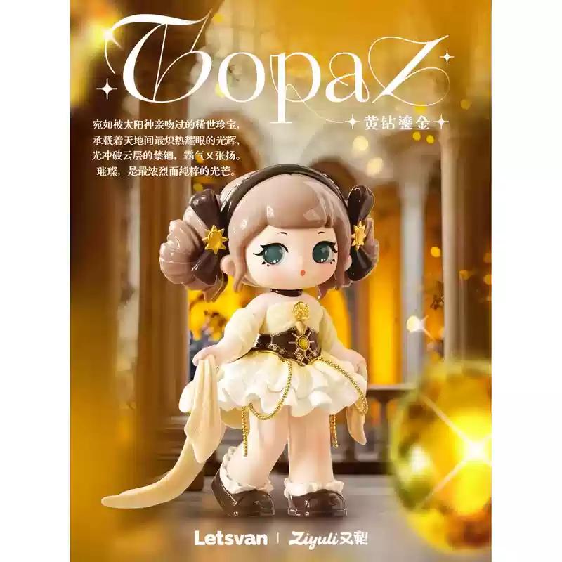 Letsvan Ziyuli Brilliant Stone Carving Blind Box Toy Mysterious Doll Cute Anime Action Figure Surprise Gift For Girls