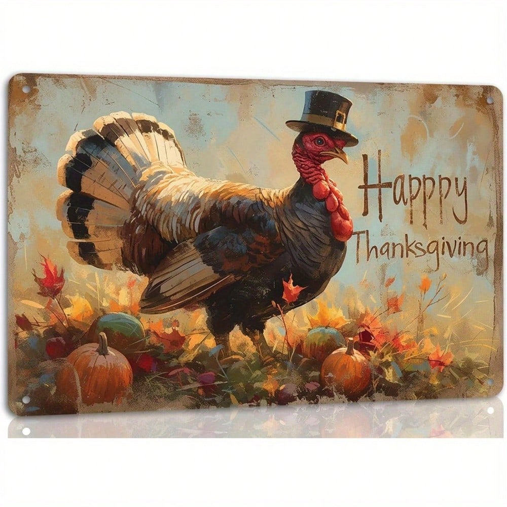 Flat 2D Metal Sign Wall Decor