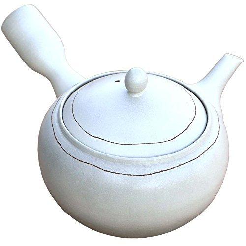 

Yokkaichi Banko Ware [Made in Japan] [Amazon.co.jp Exclusive] Nankei Porcelain Teapot, White Glaze Kakiotoshi, 650cc, Benly Teapot, Banko Ware...