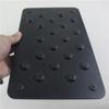 Universal Car Aluminum Alloy Non-slip Environmental Rubber Heel Plate Pedal Mat