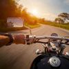 1 Pair Adjustable Motorcycle Mirrors with 360 Degree Rotating Universal Motorbike Rearview Mirrors Easy Installation