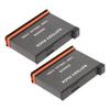 2pcs Camera Replacement Battery 1800mAh 3.85V 6.9Wh Lithium Ion Battery for Insta 360 X3 Camera
