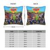 Fireman Sam Square Pillow Case Firefighters Cartoon Cushion Covers Awesome Zippered Decorative Pillowcase for Sofa 40*40cm
