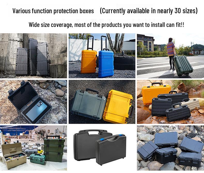 Drone & Tool Safety Case: Waterproof, Shockproof, Drop-resistant, Moisture-proof Protective Storage Box.