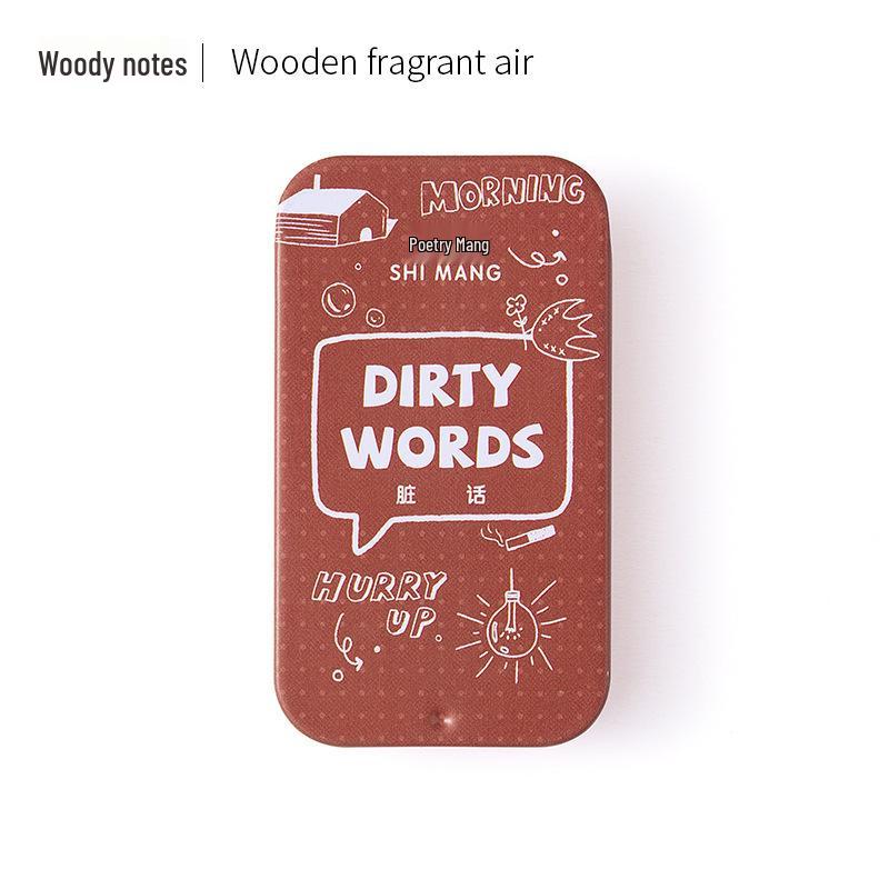 Shi Mang Peach Milk Portable Solid Perfume Balm - Long-lasting Light Fragrance for Students